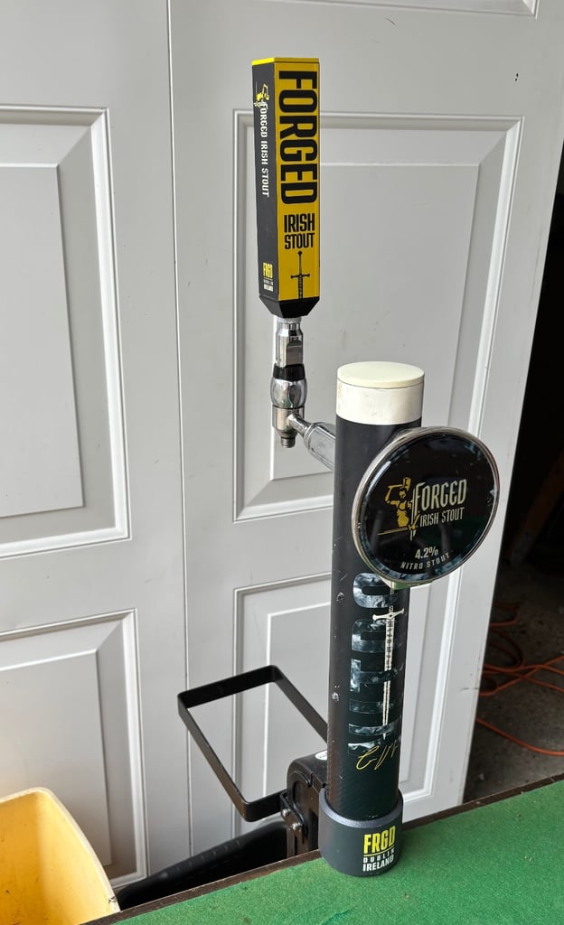 Rare forged Irish stout beer pump ideal man cave 