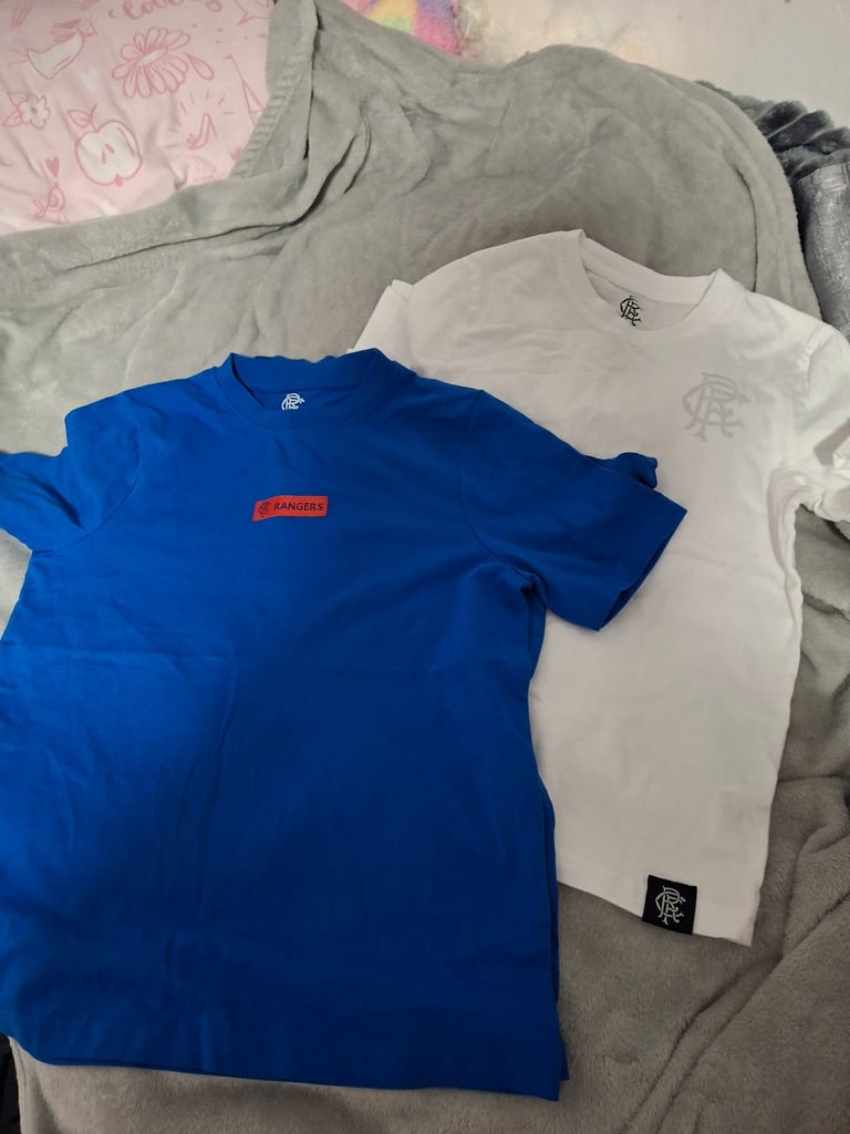 Selection (7) of boys Rangers tshirts