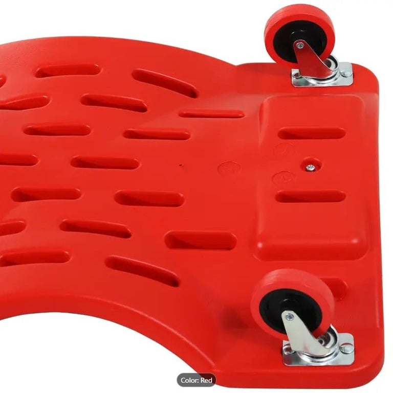 DURHAND Mechanic Vehicle Creeper Under Car Repair Padded Headrest Rolling Moulded Workshop, New.