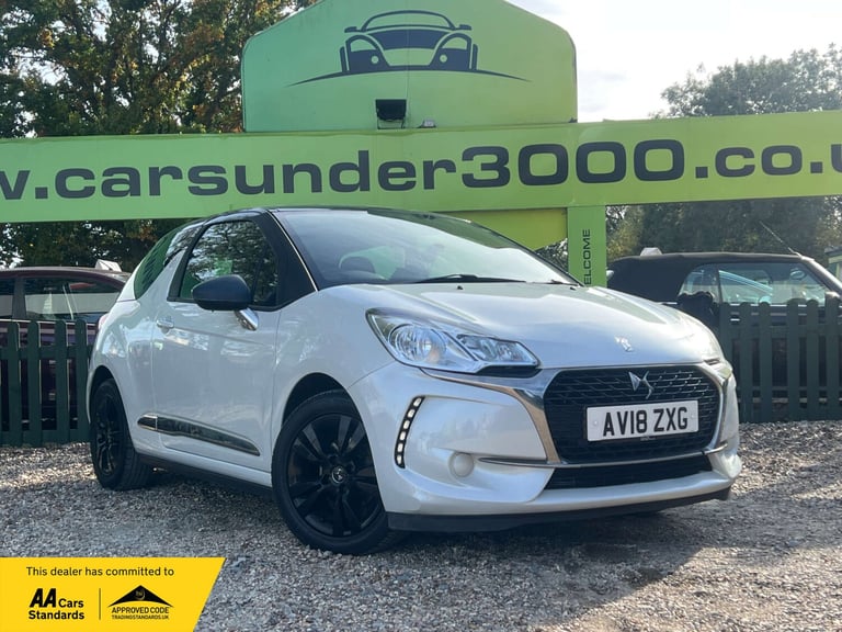 2018 DS Automobiles DS 3 1.2 DS3 CHIC PureTech 3dr Hatchback Petrol Manual