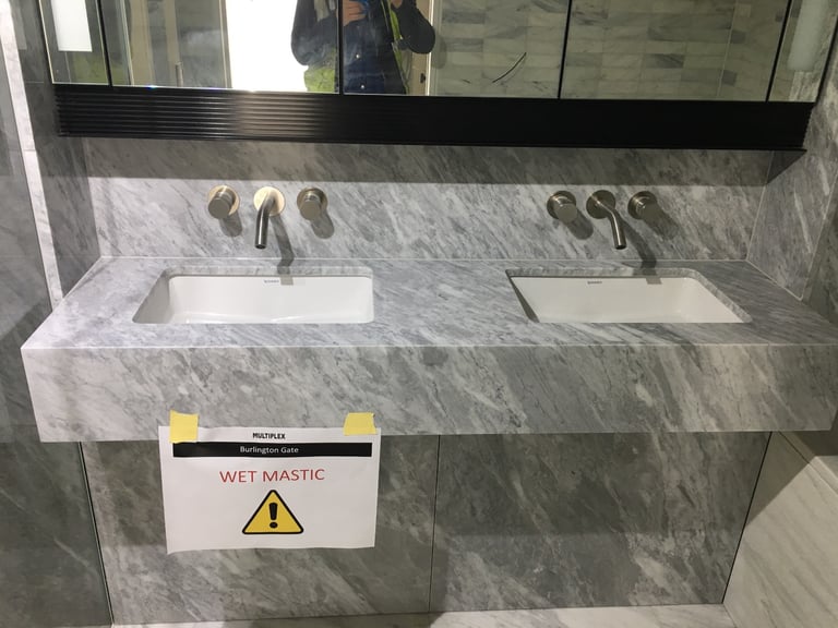 Silicon/ mastic kitchens, window, bathroom 