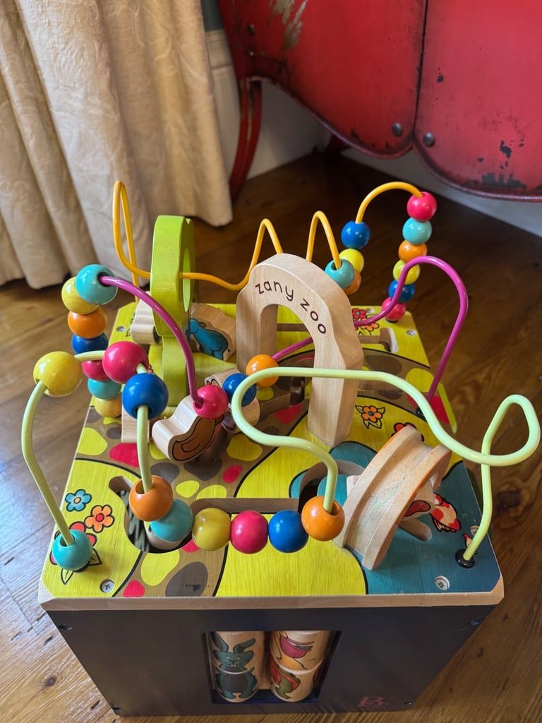 Zany Zoo Wooden Activity Cube Assortment
