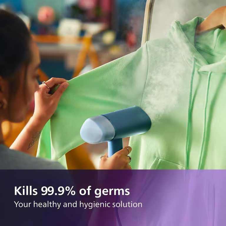 🌟 Philips Handheld Clothes Steamer – Fast, Compact & Hygienic 🌟