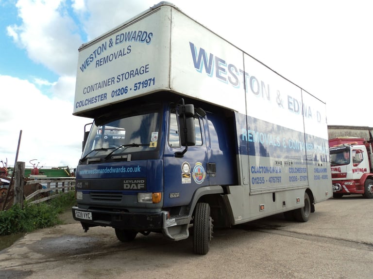 1998 DAF 45-160Ti, 21ft Luton, Manual Pump, 10 Ton Gross, No MOT