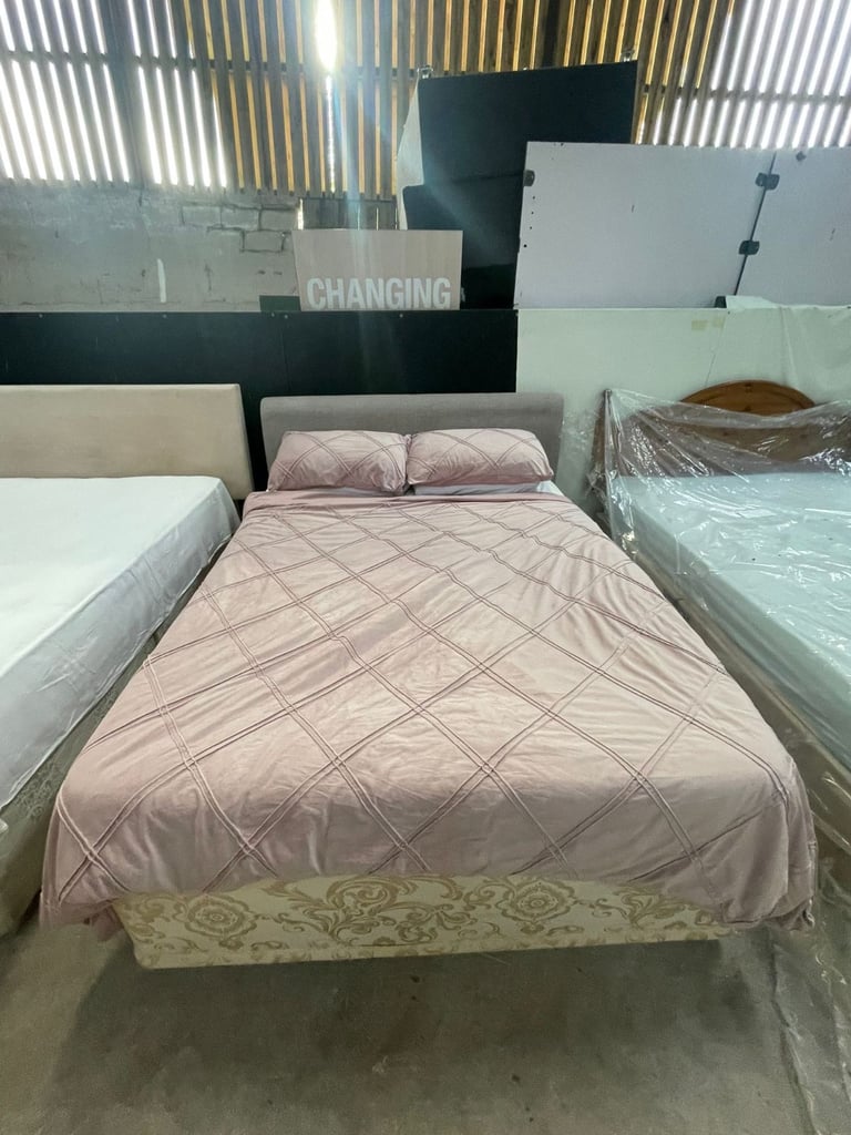 King Size Divan Set - Mattress and Headboard Included