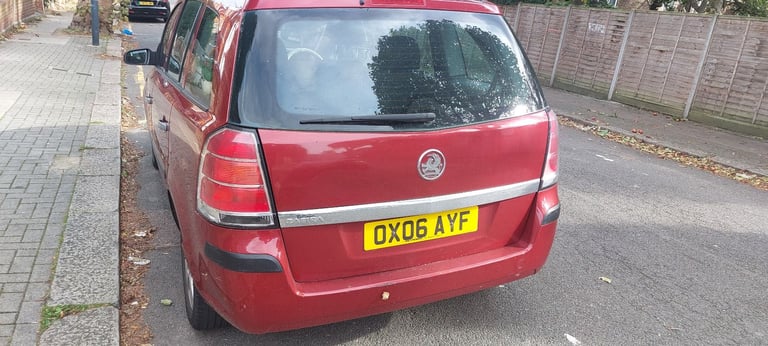 Vauxhall, ZAFIRA, MPV, 2006, Manual, 1598 (cc), 5 doors