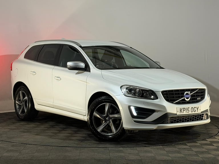image for WHITE 2015 VOLVO XC60 R-DESIGN LUX NAV D5 2.4 DIESEL AUTOMATIC AWD SUV 215 BHP