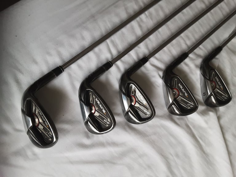 TAYLORMADE BURNER    2     5/7/9/PW/SW IRONS (HALF SET ) on REGULAR STEEL SHAFT.S