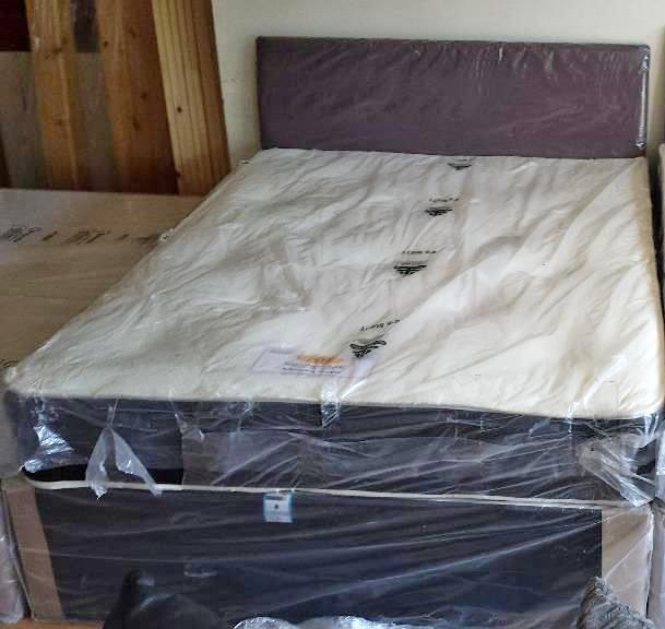 100% GUARANTEED PRICE NEW Double DIVAN Bed With Mattress Options Single Bed Kingsize Bed Same Day