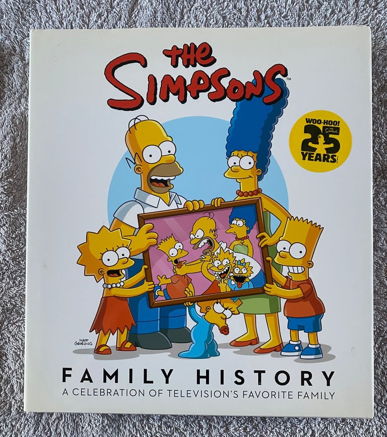 image for Simpsons Family History by Matt Groening (2014, Hardcover)