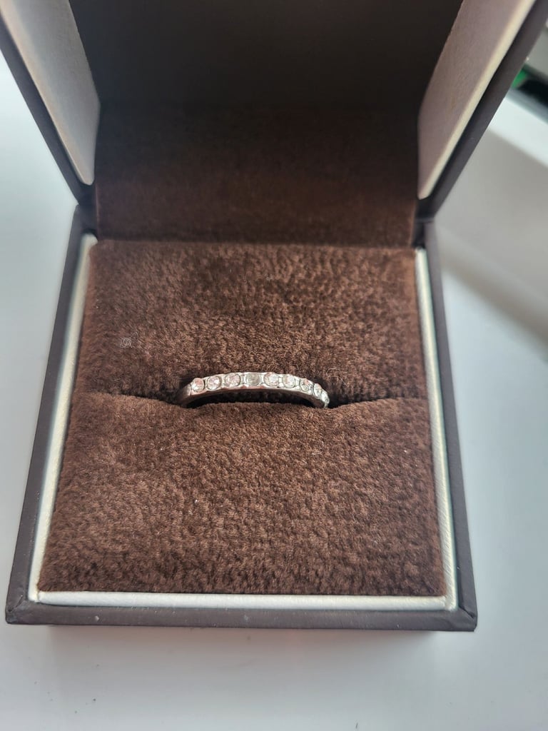 Engagement and wedding ring set