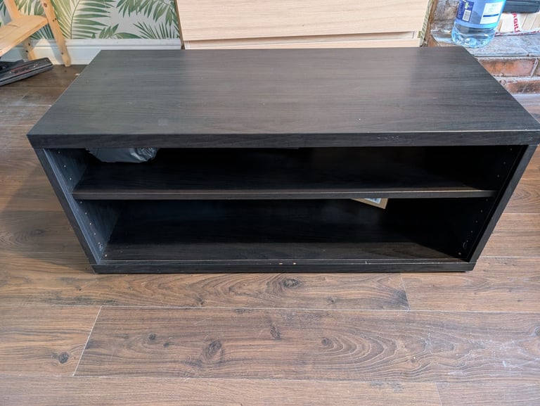 Black ikea TV stand 
