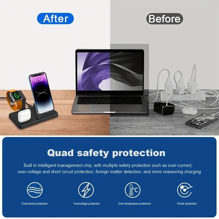 3 in one charging dock for iphone