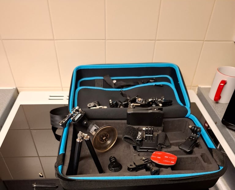 image for Gopro accessories and carry case