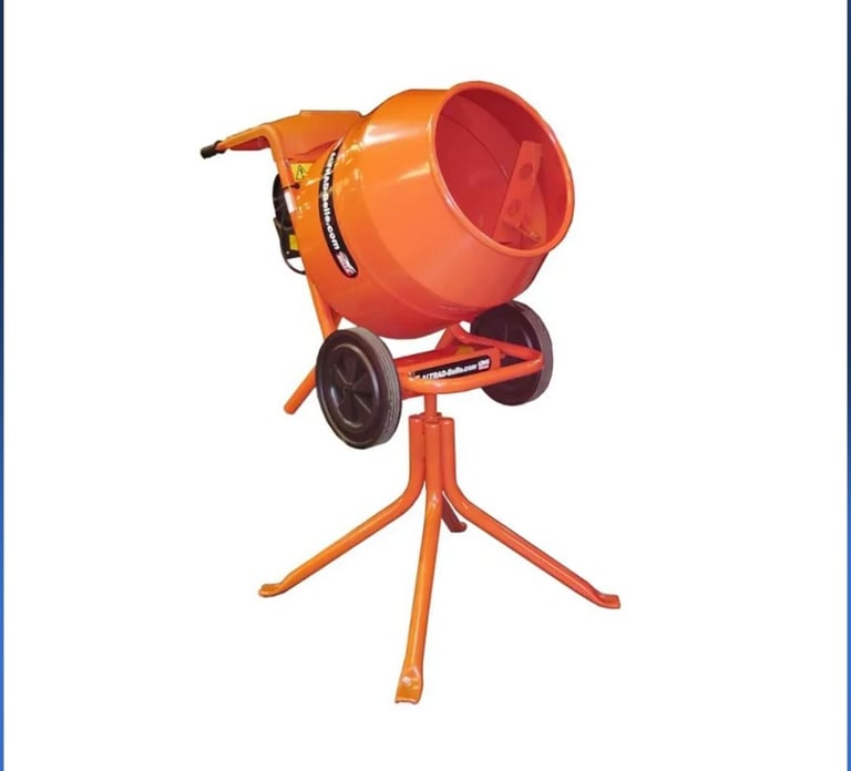 image for Cement mixer, bell, 240v. Wacker plate, hire £25 pw local drop off. Home, DIY, drill,multi tool,