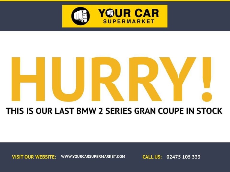 2021 BMW 2 Series Gran Coupe 1.5 218i M Sport Saloon 4dr Petrol DCT Euro 6 (s/s) (140 ps) Saloon ...