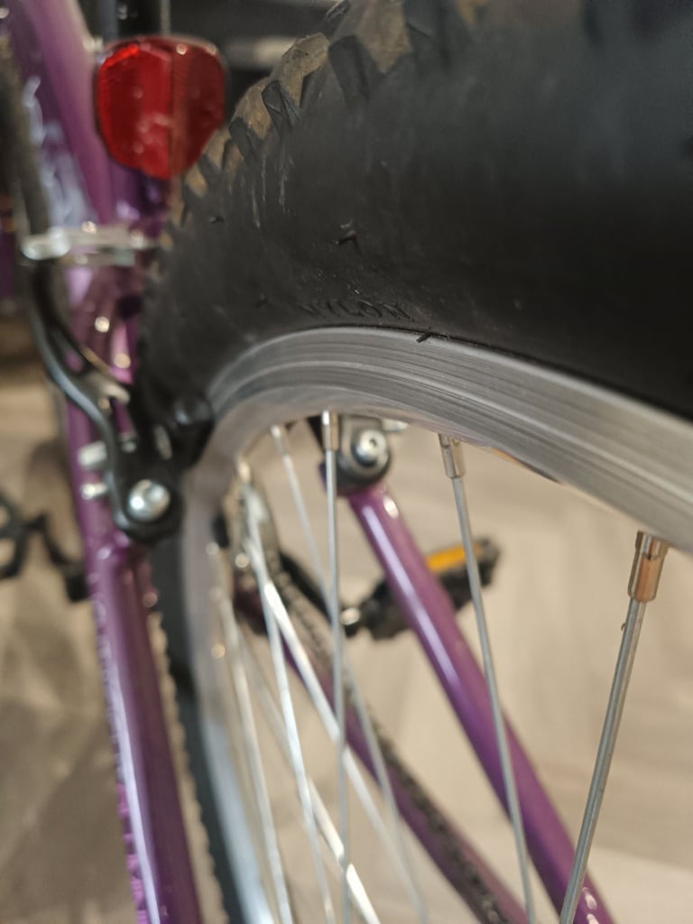 Womens/Girls bike purple apollo