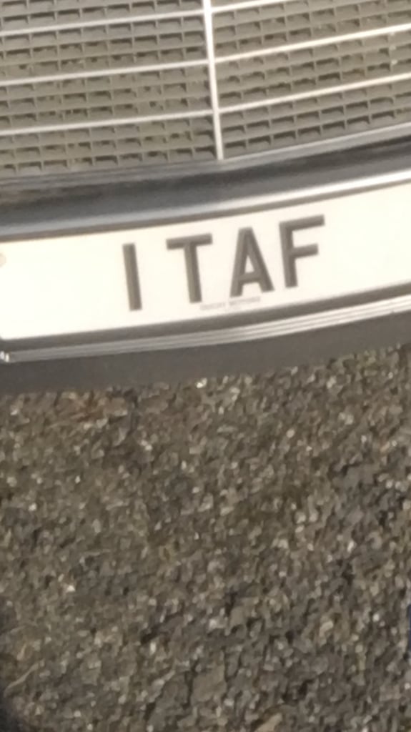 1TAF cherished number plate for sale