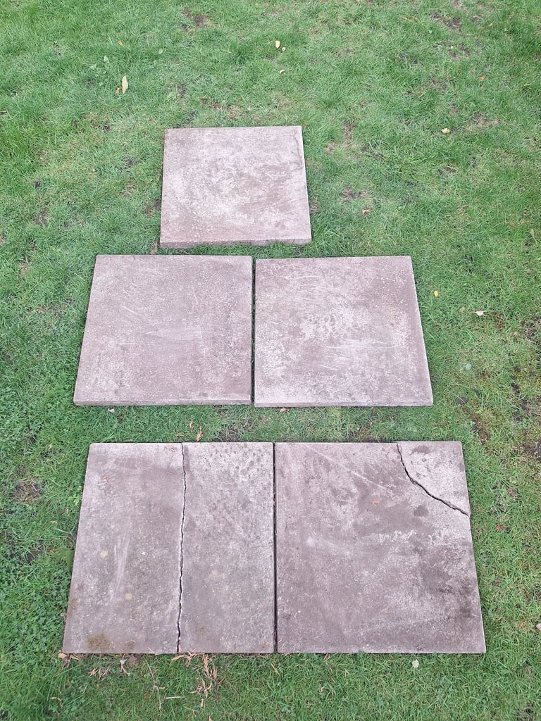 Garden concrete slabs / paving stones