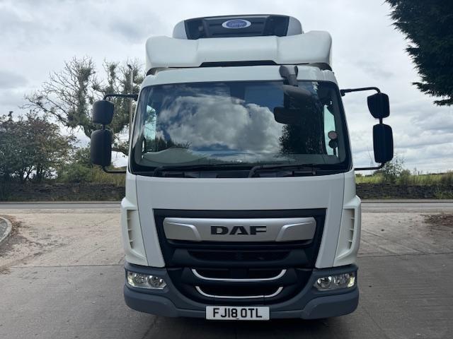 2018 18 DAF LF 150 Euro 6 14ft fridge box side door Carrier Supra diesel freezer