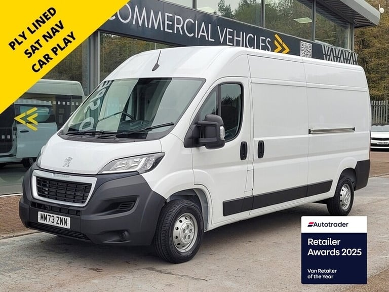 image for 2023 Peugeot Boxer L3H2 Blue Hdi 335 Professional Premium +  with Sat Nav, Car Play, Rear Park Pa...