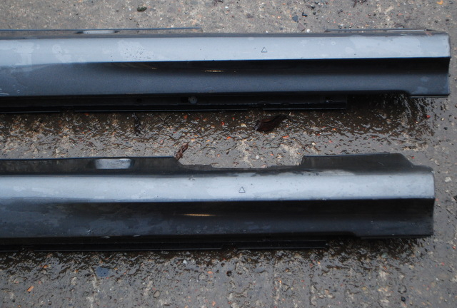 SAAB 93 9-3 AERO SALOON RIGHT + LEFT SILL SKIRT COVERS TRIM PAIR