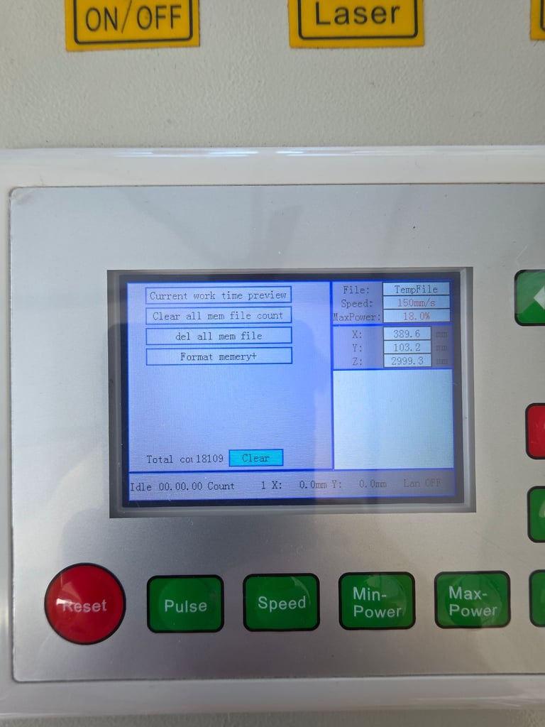 ML6040 100W CO2 Laser cutter Laser cutting Laser engraver Laser engraving machine 