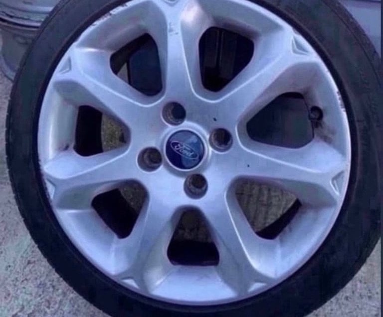 16” FORD FIESTA MK 7/8 Titanium 15 Spoke ALLOY WHEEL And 195/45 R16 