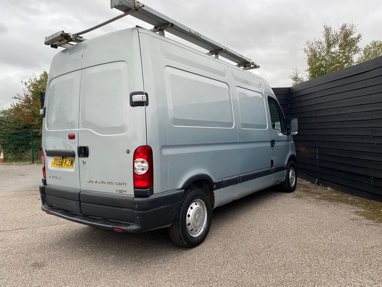 2008 Vauxhall Movano 3300 2.5CDTI 100ps 6 High Roof Van PANEL VAN Diesel Manual
