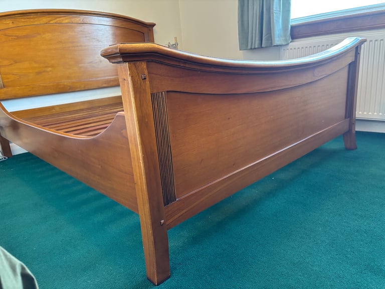 image for Cherrywood king size bed frame 