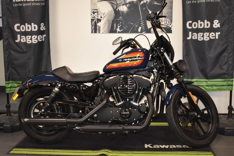 image for HARLEY DAVIDSON SPORTSTER 1200 IRON-ONLY 880 MILES-VANCE AND HINES-ENGINE BARS