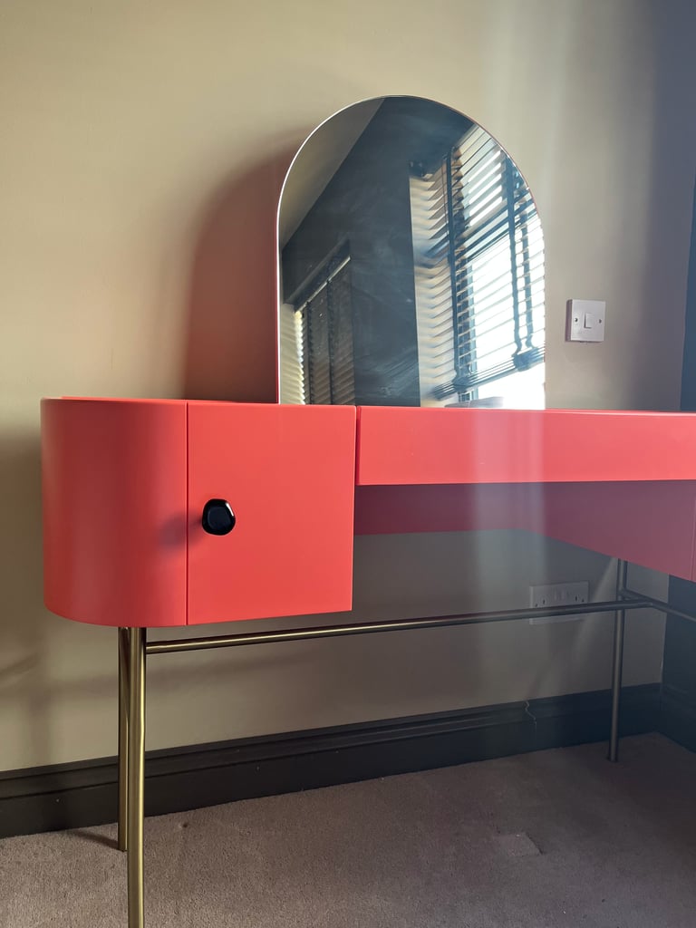 Made. com Tandy Range Dressing Table Coral