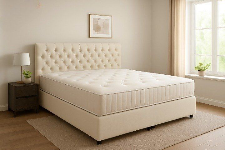 DIVAN 5FT King Size Bed Base With Mattress & Storage Drawers 20% Off + Amazing Price