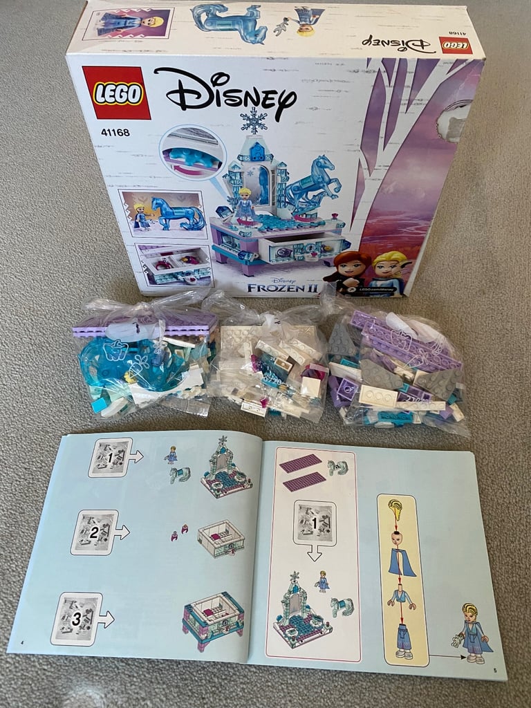 Lego Disney Elsa's jewellery Box 41168 complete, bagged, with instructions & box