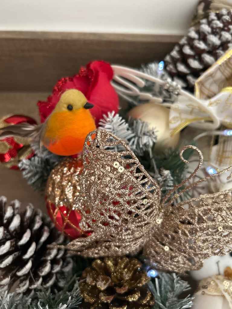 Large handmade Christmas wreath 