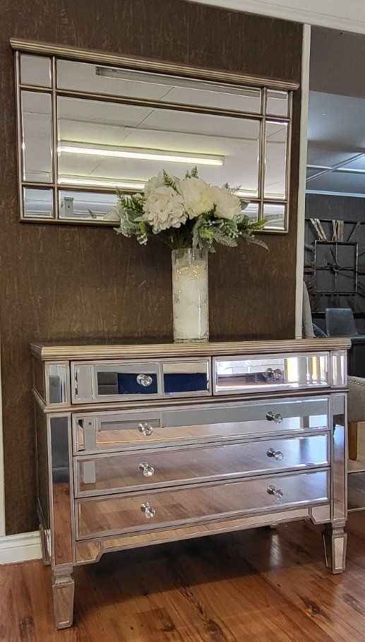 Ex-Display Mirrored Dresser/Sideboard For Sale