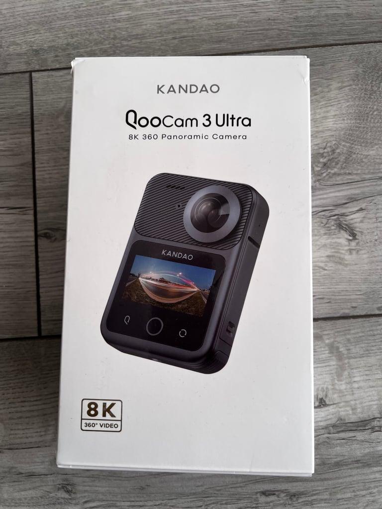 Brand New Kandao Qoocam 3 Ultra 8K 360 Panoramic Camera