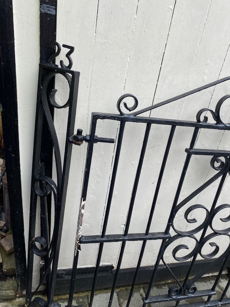 Vintage Black Metal Gates