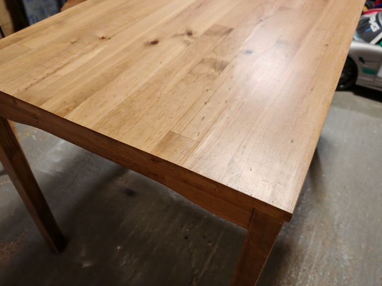 image for IKEA Hagernas dining table with 4 chairs 