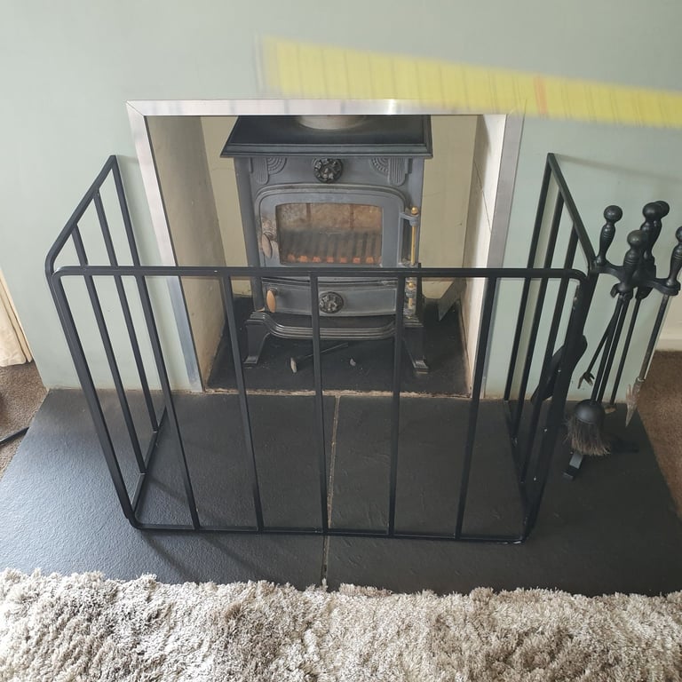 Woodburner fire guard 