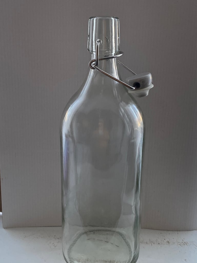40 IKEA bottles with swing top stopper