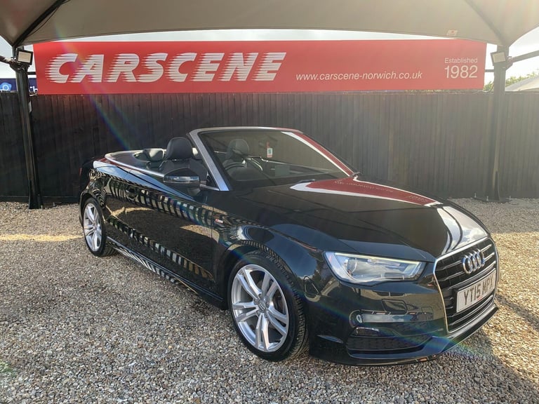2015 Audi A3 Cabriolet 1.4 TFSI CoD S line Euro 6 (s/s) 2dr CONVERTIBLE Petrol Manual