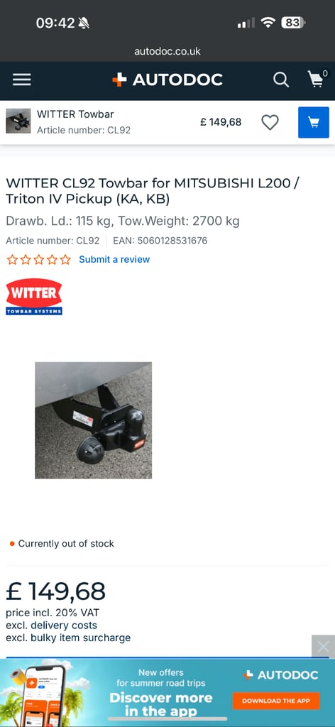 towbar