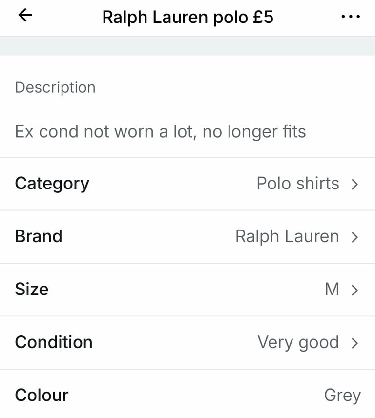 Ralph Lauren polo
