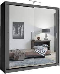 FULL MIRROR CHICAGO SLIDING DOORS WARDROBE IN DIFFERENT SIZES