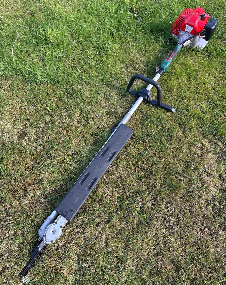 Long reach petrol hedge cutter vgc easy start clippers lawnmower mower trimmer