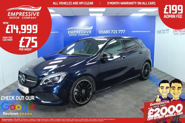 2018 18 MERCEDES-BENZ A-CLASS 2.1 A200D AMG LINE (PREMIUM PLUS) HATCHBACK 5DR DI