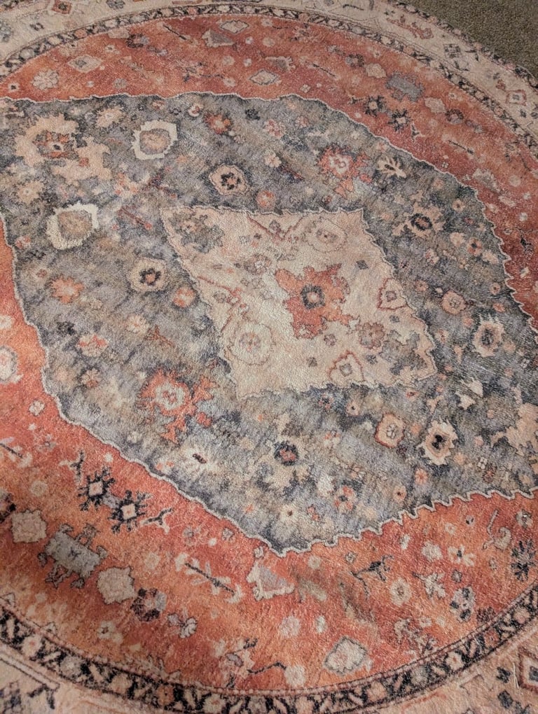 image for Moroccan style circular rug 