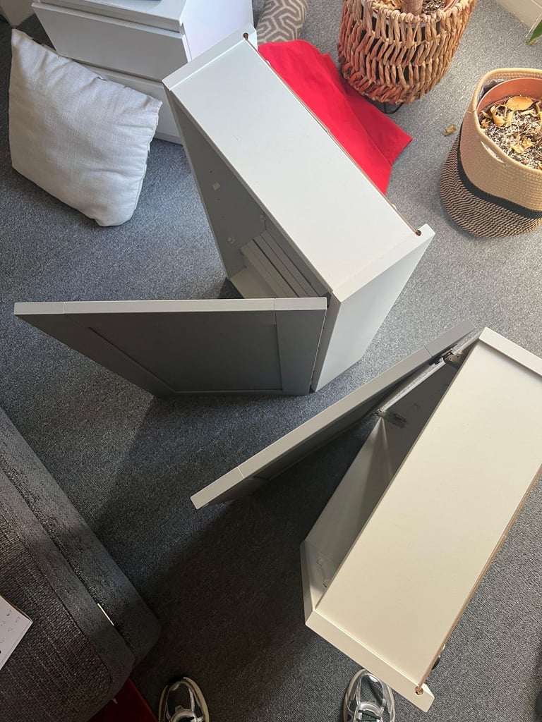 2x IKEA ENHET WALL CABINETS