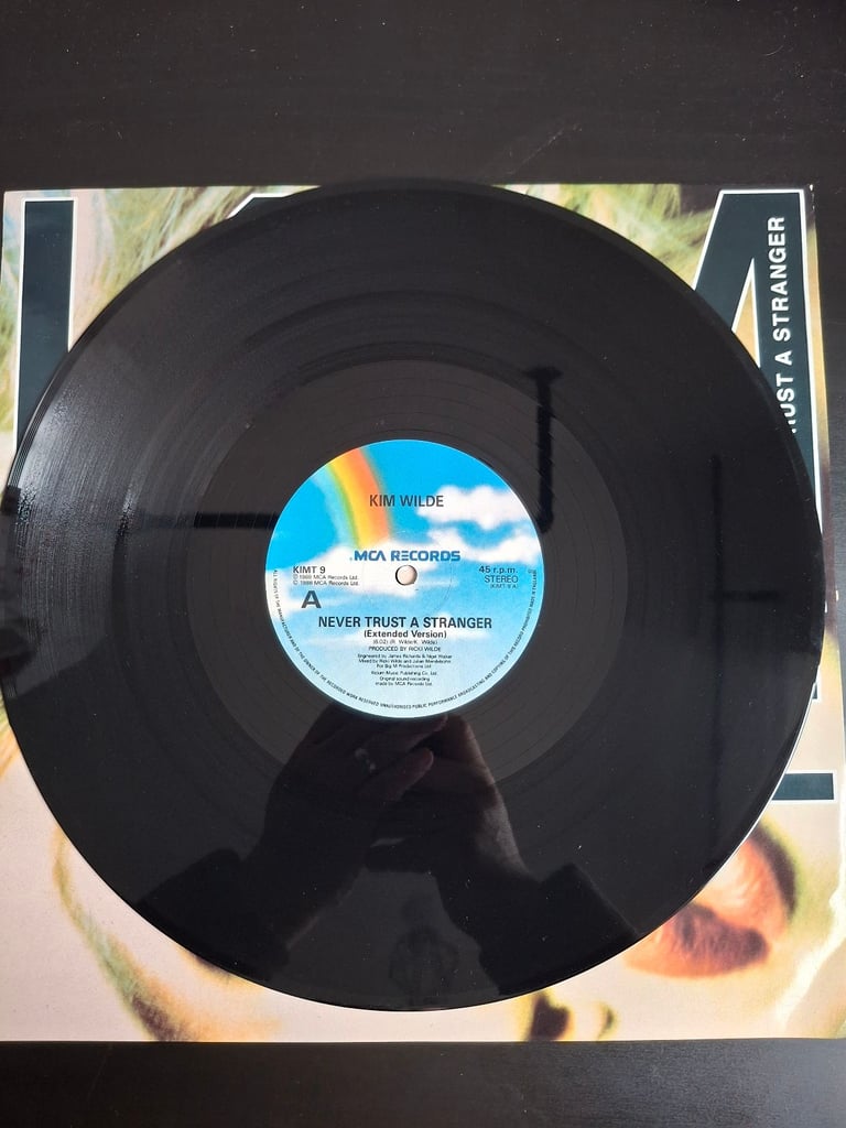 Kim Wilde Never Trust A Stranger 12inch Vinyl Single